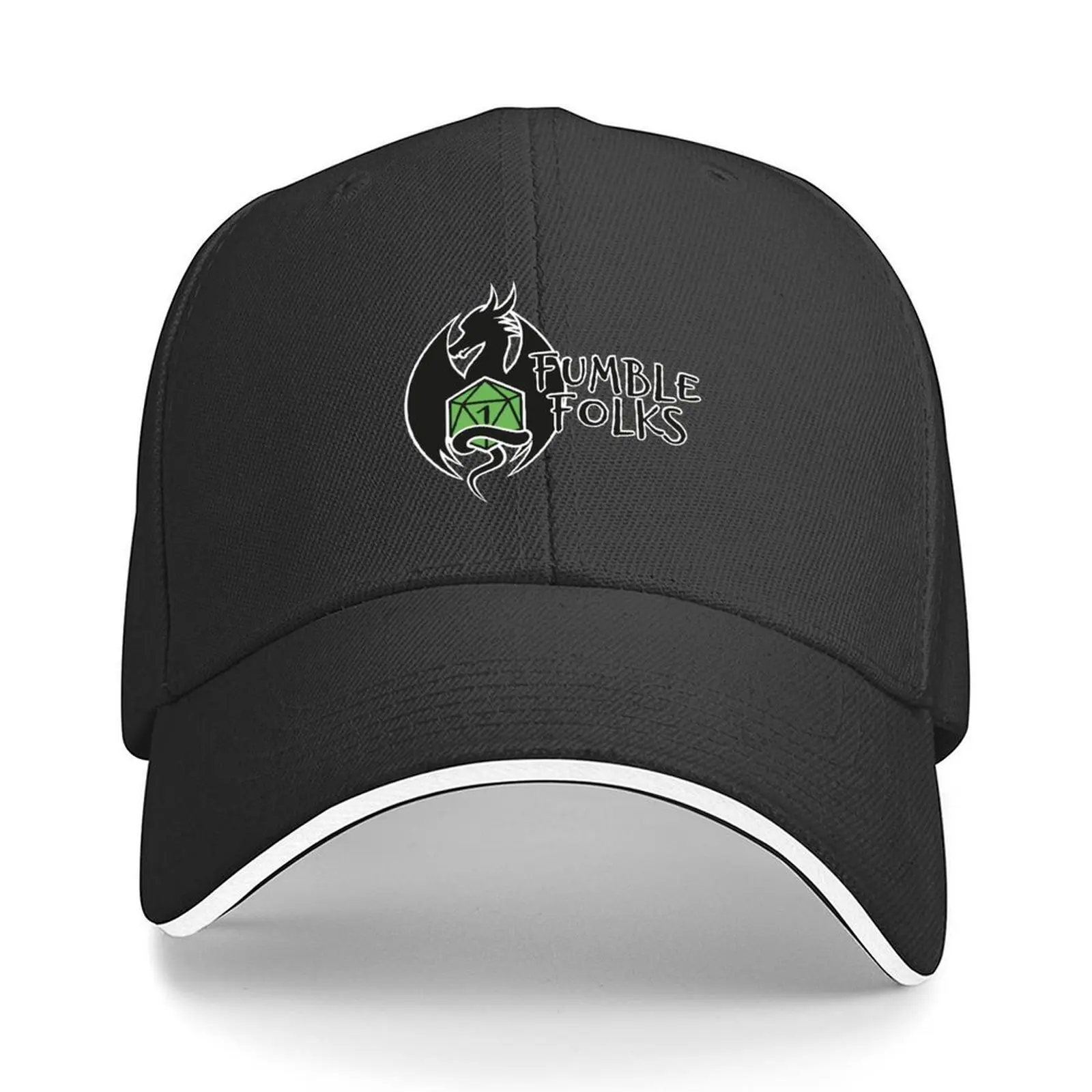 Gorra de béisbol con Logo de Fumble Folks, gorra de lujo para hombre, sombrero de lujo para hombre, sombrero para hombre, visera térmica, sombreros de camionero para hombres y mujeres