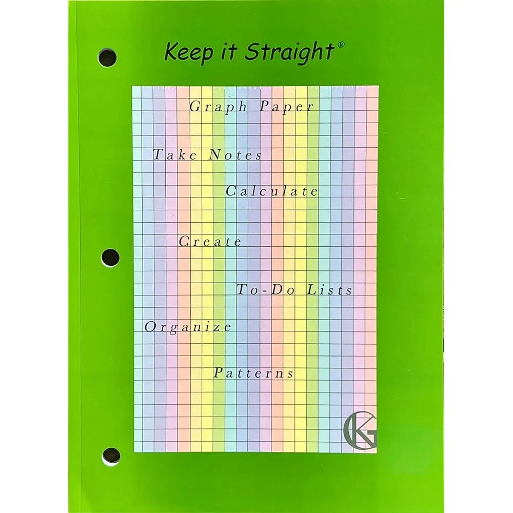

Бумага для графиков с 3 отверстиями, цветная, для Bullet Journal, для колледжа, офиса, школы, для построения графиков