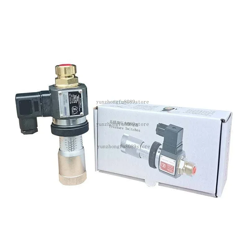12-220V High-Precision Pressure Relay JCS-02H N NLL, Hydraulic Oil Pressure Micro Switch for Industrial Pressure Control