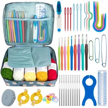 Ergonomic Crochet Hook Set Kit 1