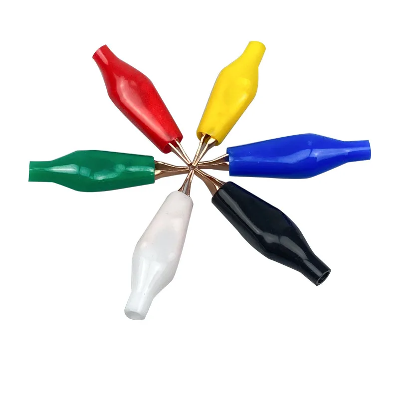 5PCS/LOT Pure Copper Alligator Clip Flat-Mouthed Small Copper Clip Without Toothed Small Copper Clip