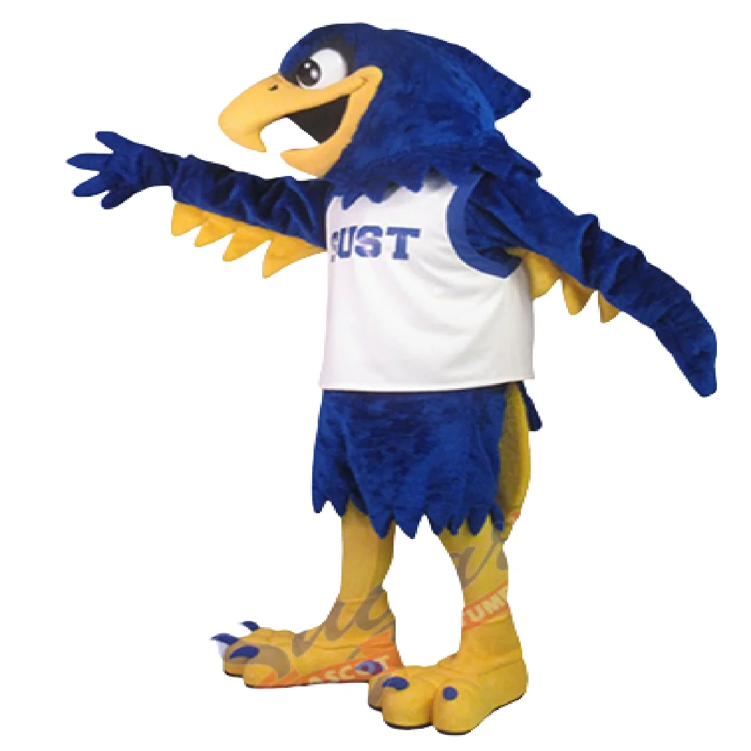 

Gust blue eagle mascot costume blue hawk falcon custom fancy costume anime cosplay kit mascotte theme fancy dress carnivalb1360