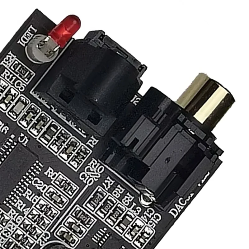 3CGRO-Digital Audio Decoder DAC 24 Bit 192K Optical Fiber Coaxial Decoder Signal Input Stereo Output Decod For Sound Amplifier