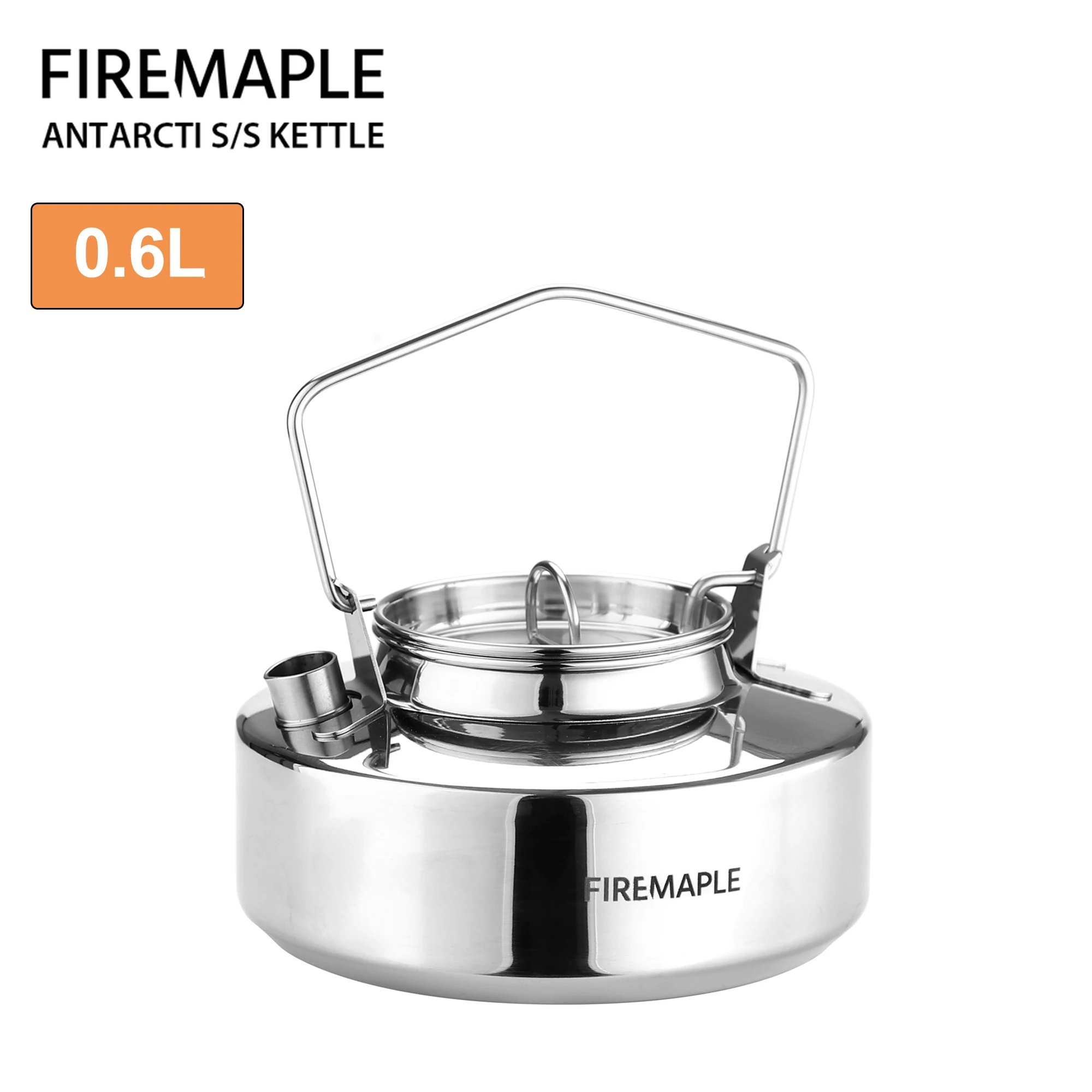 Fire Maple Antarcti Edelstahl Rucksackreisen Camping Wasserkocher Bushcraft Outdoor Langlebige Teekanne S304 0,6/1,0/1,2/1,5 L 295 g