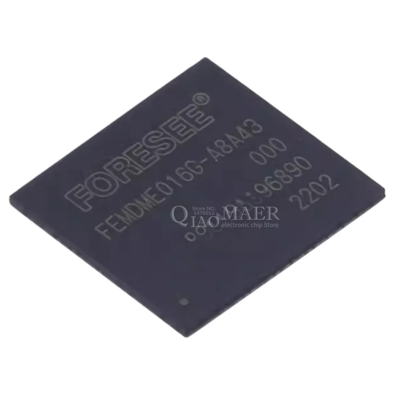 1PCS FEMDME016G-A8A43 FEMDME016G EMMC5.1 16GB FBGA153 Car code level memory Chip