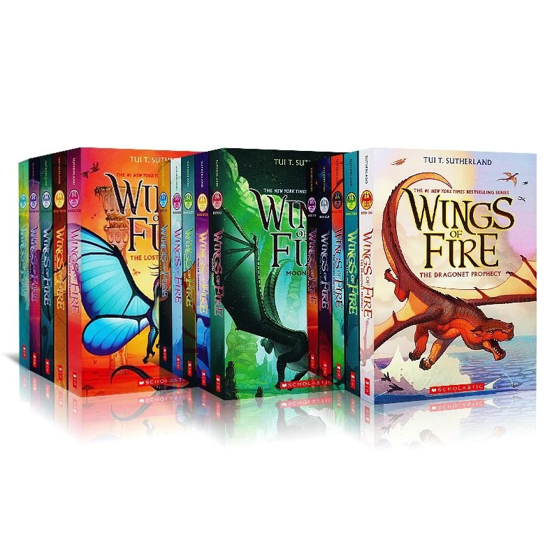 Wings of Fire Winged Dragon 15 Volumes Wings of Fire Fantasy Magic Adventure Chapter Bridge Novel Children's English Comic Books