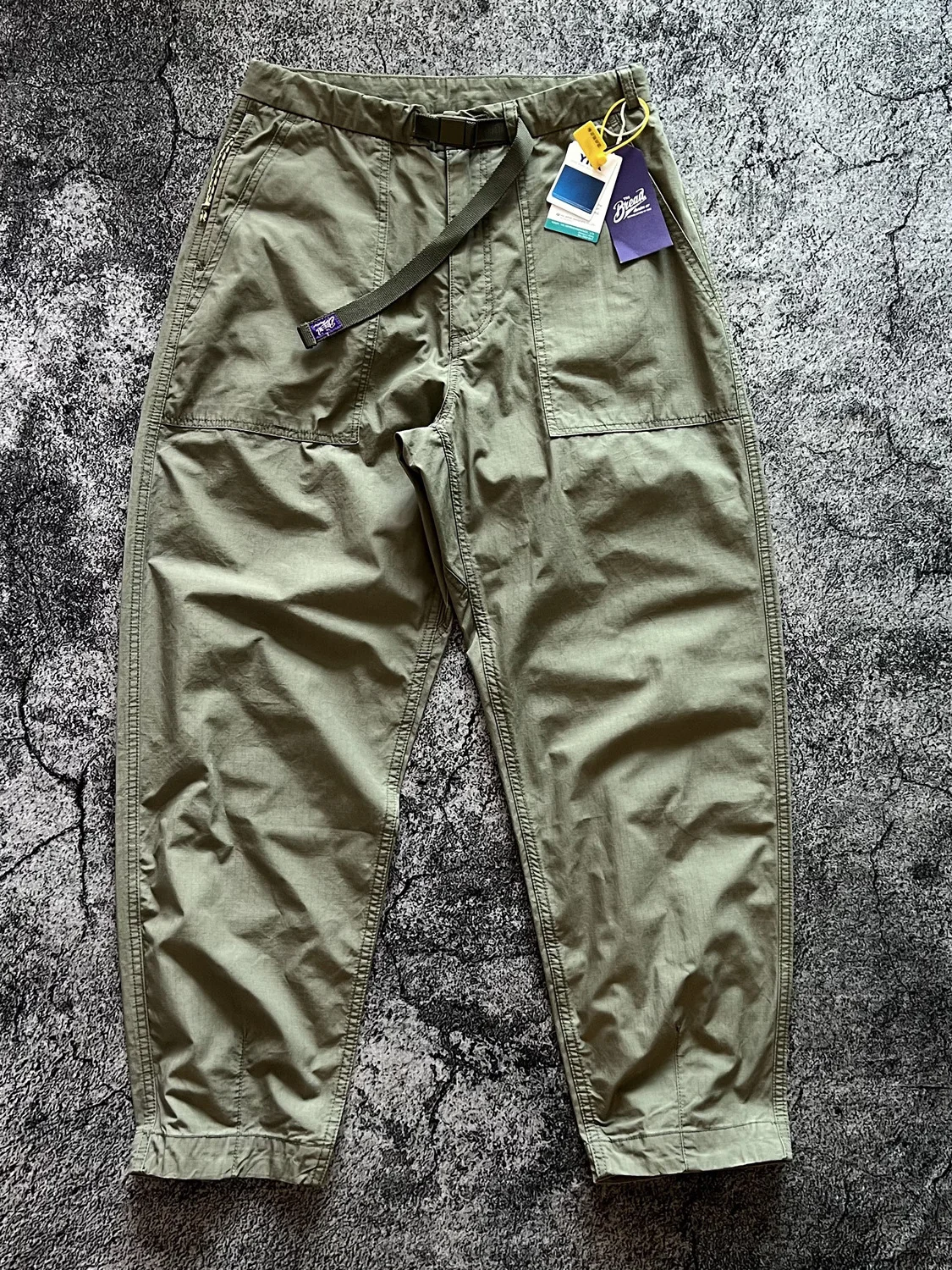 

Retro Japanese Sle Loose Fit Plaid Workwear Casual Pants for Men Spring Summer Lightweight Breathable Straight Leg Trousers