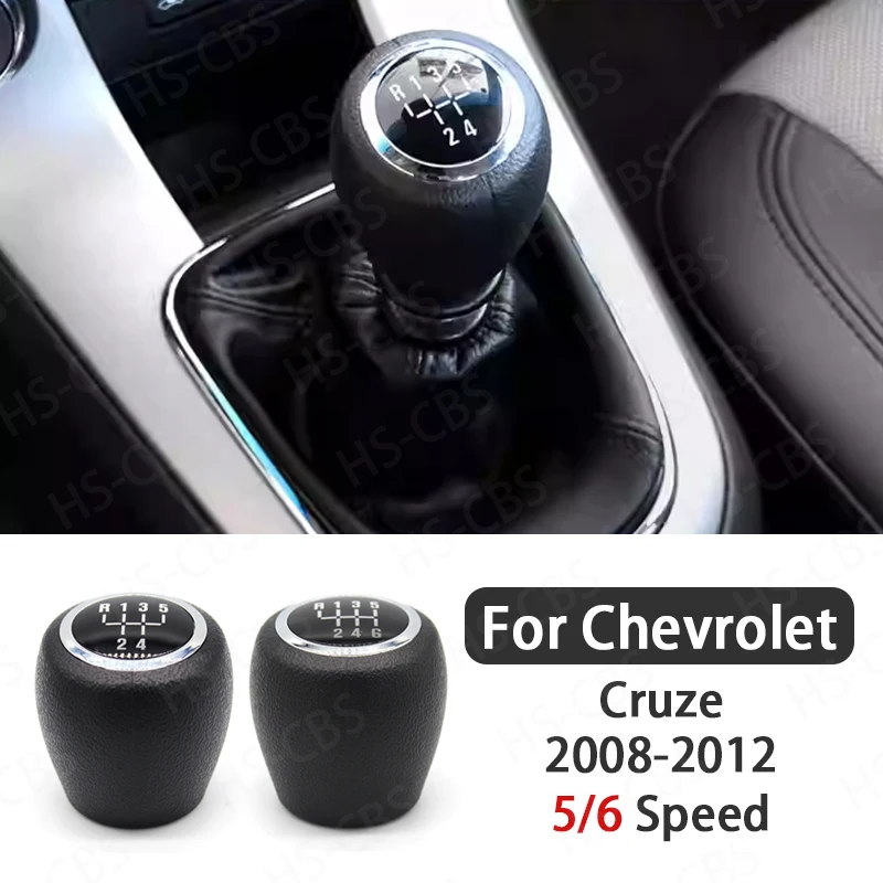 

5/6 Speed MT Car Gear Shift Knob Head Replace Part For Chevrolet Chevy Cruze 2008-2012 Auto Interior Accessories