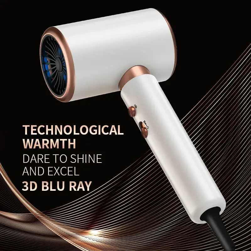 2000W 5th Gear Professional Hair Dryer Negative Lonic Blow Dryer Hot Cold Wind Air Brush Hairdryer Strong PowerDryer Salon Tool