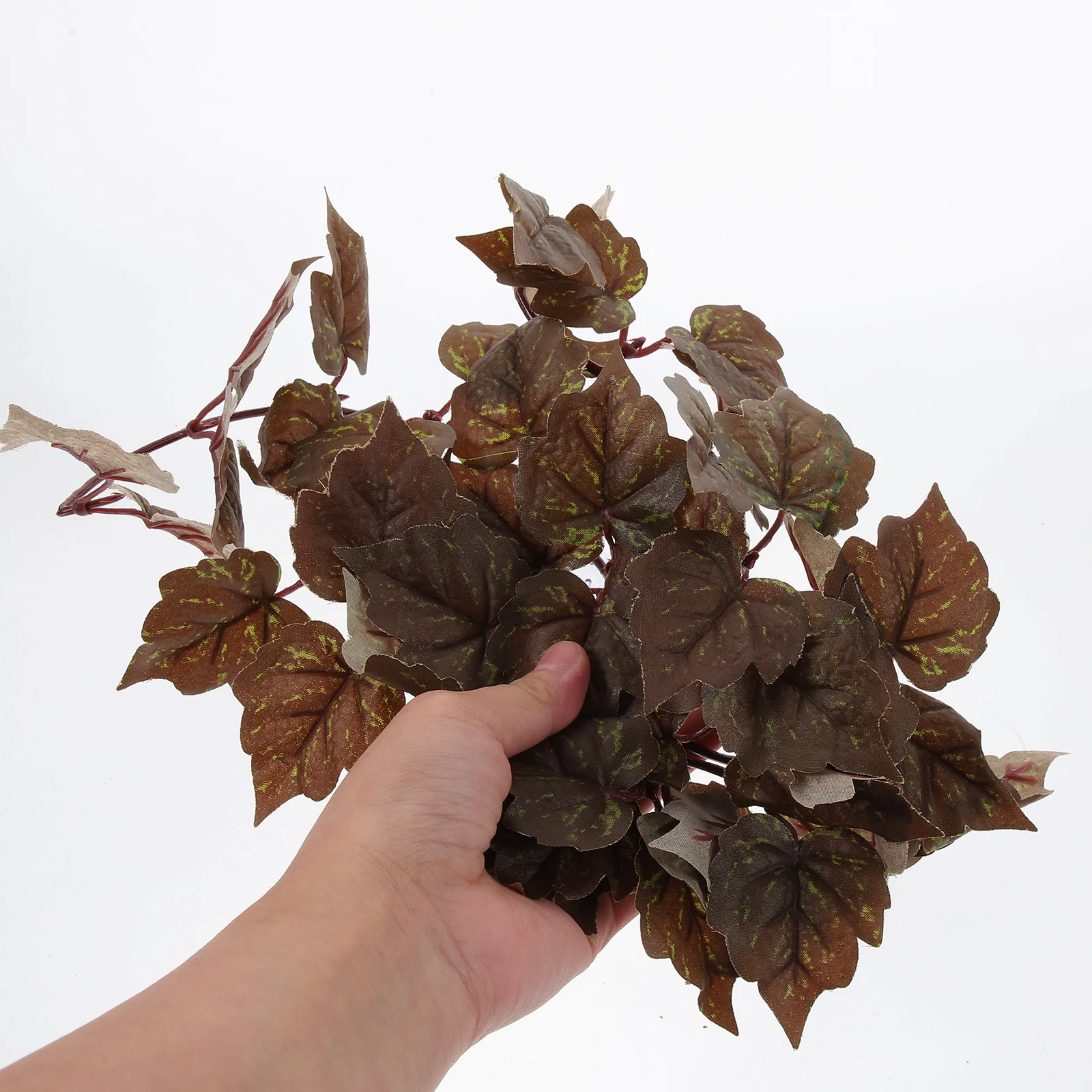 

Reptile Simulated Plant Decor Artificial Hanging Plants Suction Cup Safe for Aquarium Fish Tank Turtle Lizard Hermit Crab