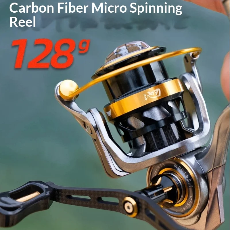 chi-ren-hu-fu-スピニングフィッシングリール-カーボンファイバー-128g-超軽量-アングル浅型スプール-ロングキャスティング-淡水-マイクロルアー