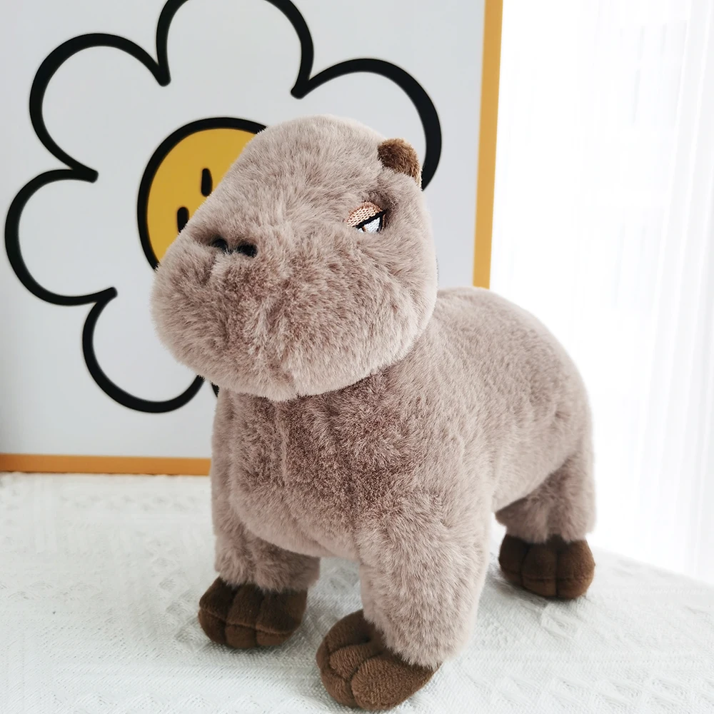 

20cm Cartoon Fluffy Capybara Plush Toys Kawaii Stuffed Animal Hippo Soft Doll Cute Capybara Rodentift Plushies Gift