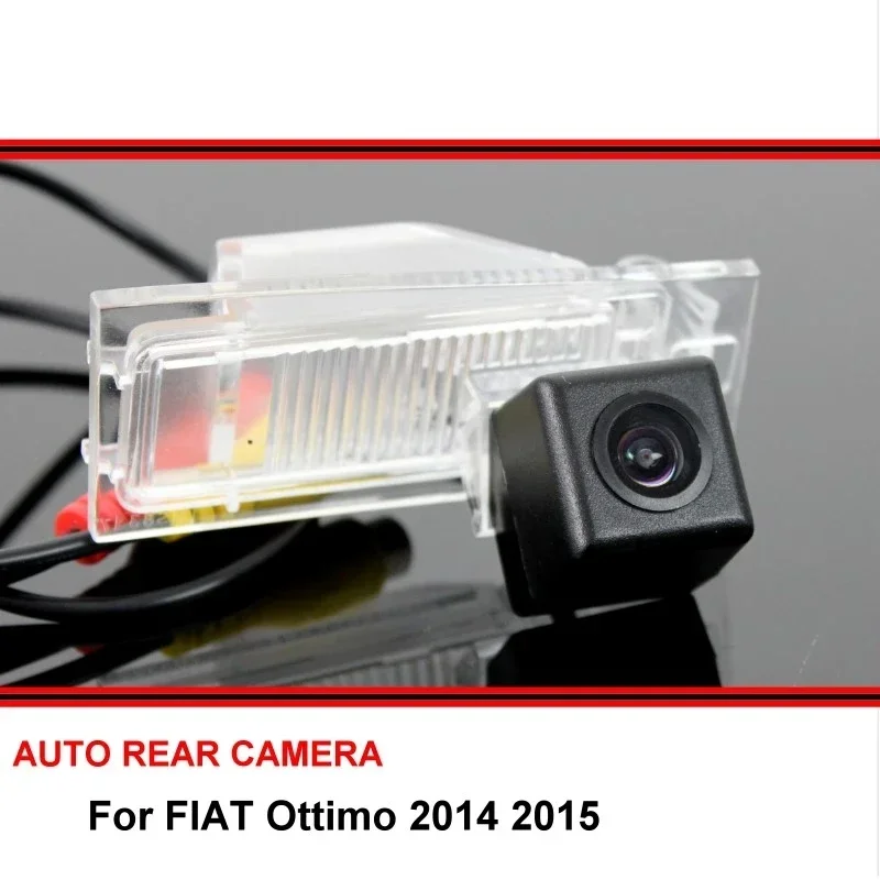 For FIAT Ottimo 2014 2015 Car Rear View Camera reverse Backup Parking Camera LED Night Vision Waterproof Wide Angle