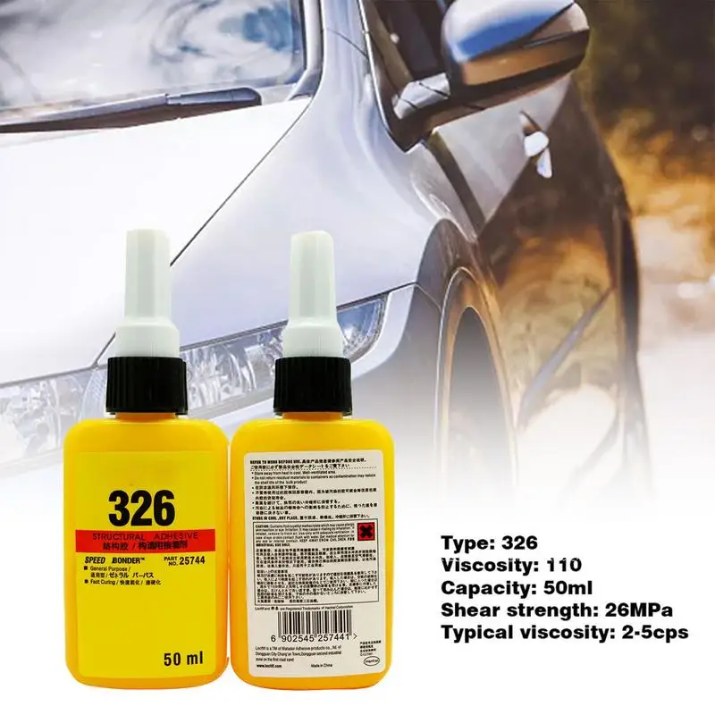 Metal Glass Adhesive Fast Curing Safe Construction Epoxy Glue Instant Strong Super Glue Rearview Mirror Adhesive  Fast Curing