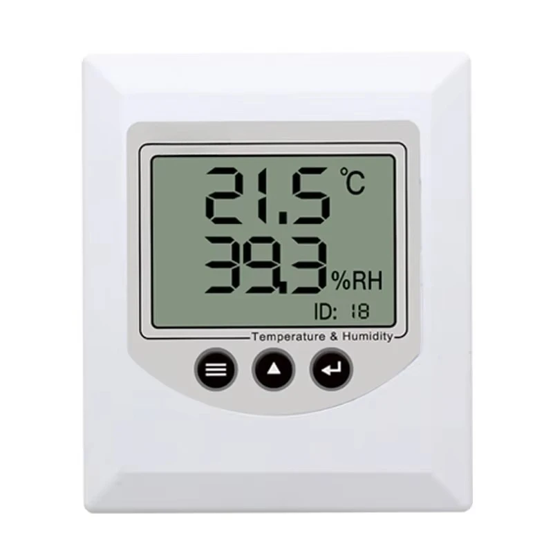 IoT Temperature Sensor Transmitter Indoor 4-20ma Rs485 Wall Mounted Temperature Humidity Sensor Modbus