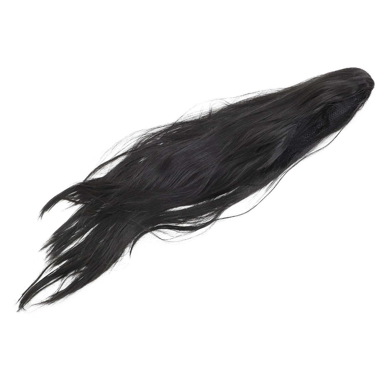 

Black Impermanence Ghost Spooky PP Halloween Cosplay Long Synthetic Costume Accessory Durable Premium Material Party Fancy