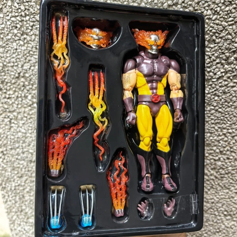 

Domestic Second Factory CT Comic Version KO Hell Logan Brown Battle Suit Articulated Action Figure Model