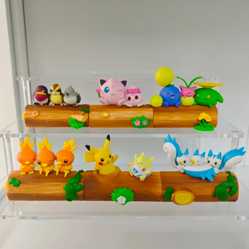 

Anime Figure Pok é Mon Friendship Of Wood Blind Box Cute Action Figure Collectible Toy Desktop Decoration Birthday Gift For Fans