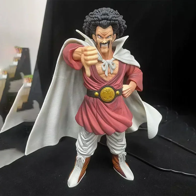 

30cm Dragon Ball Anime Figure Mister Satan Hercule Pvc Action Figurine Gk Statue Room Collection Model Toys For Children Gifts