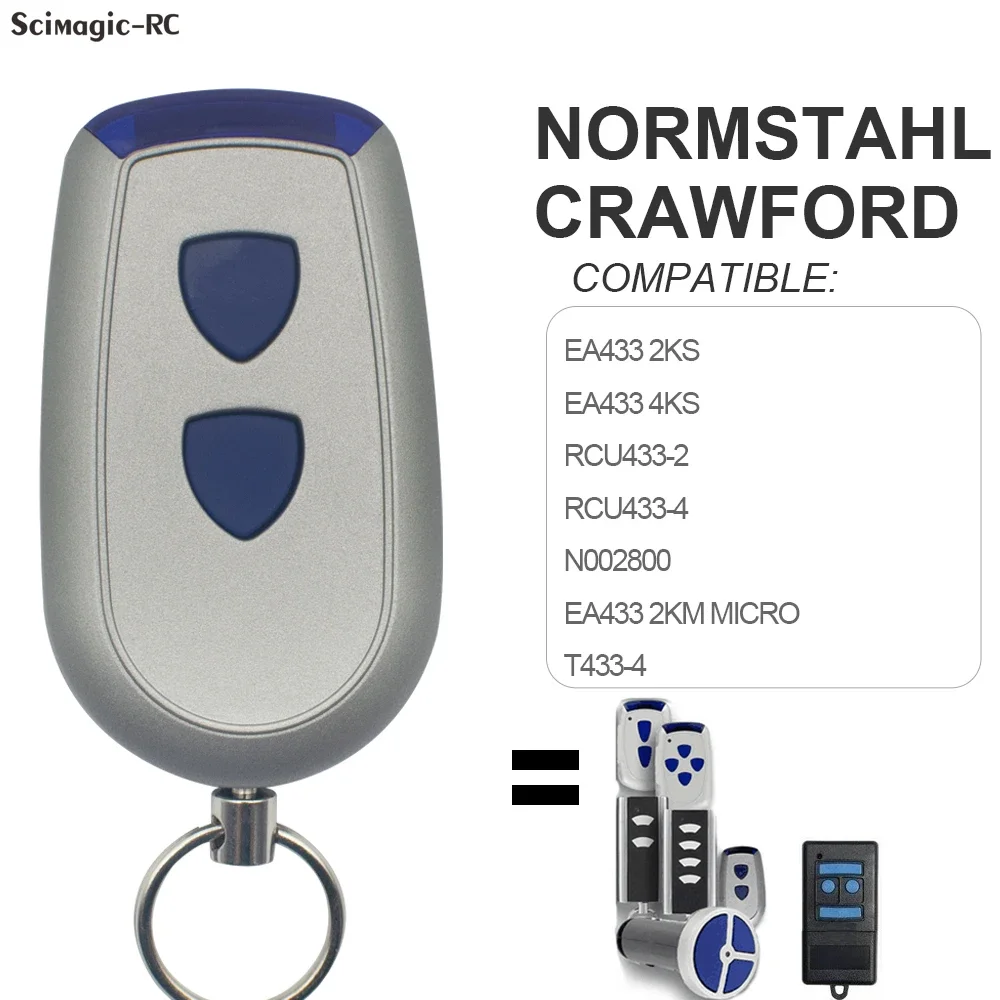 

10 PCS 433.92MHz Garage Gate Door Remote Control for Normsthal CRAWFORD RCU433-2/EA433 2KS/4KS/RCU433-4/N002800