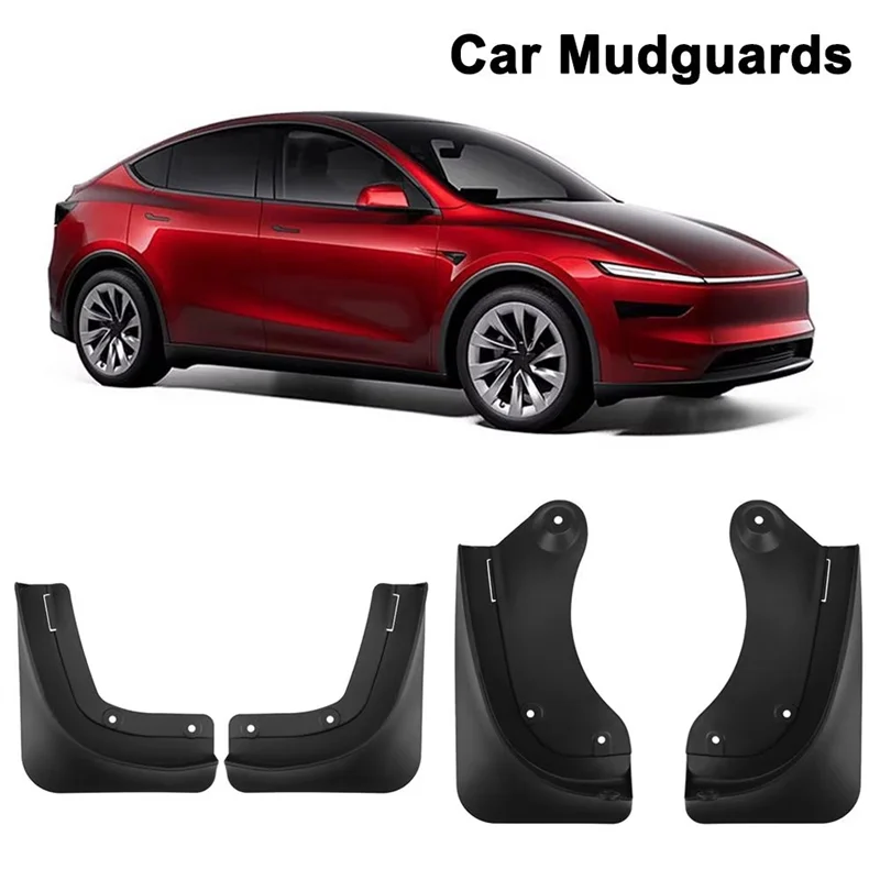 

For Tesla Model Y Juniper 2025 Front Rear Mudflaps Anti-Snow Anti-Sand Mud Guards Flaps Accessories