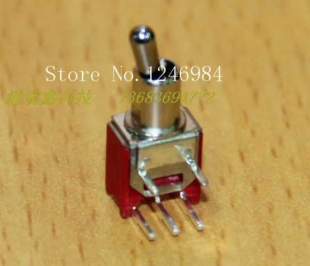 [SA]TS-6 single road is curved tripod two tranches M5.08 small toggle switch toggle switch Q22 Taiwan Deli Wei 2MS1--50pcs/lot