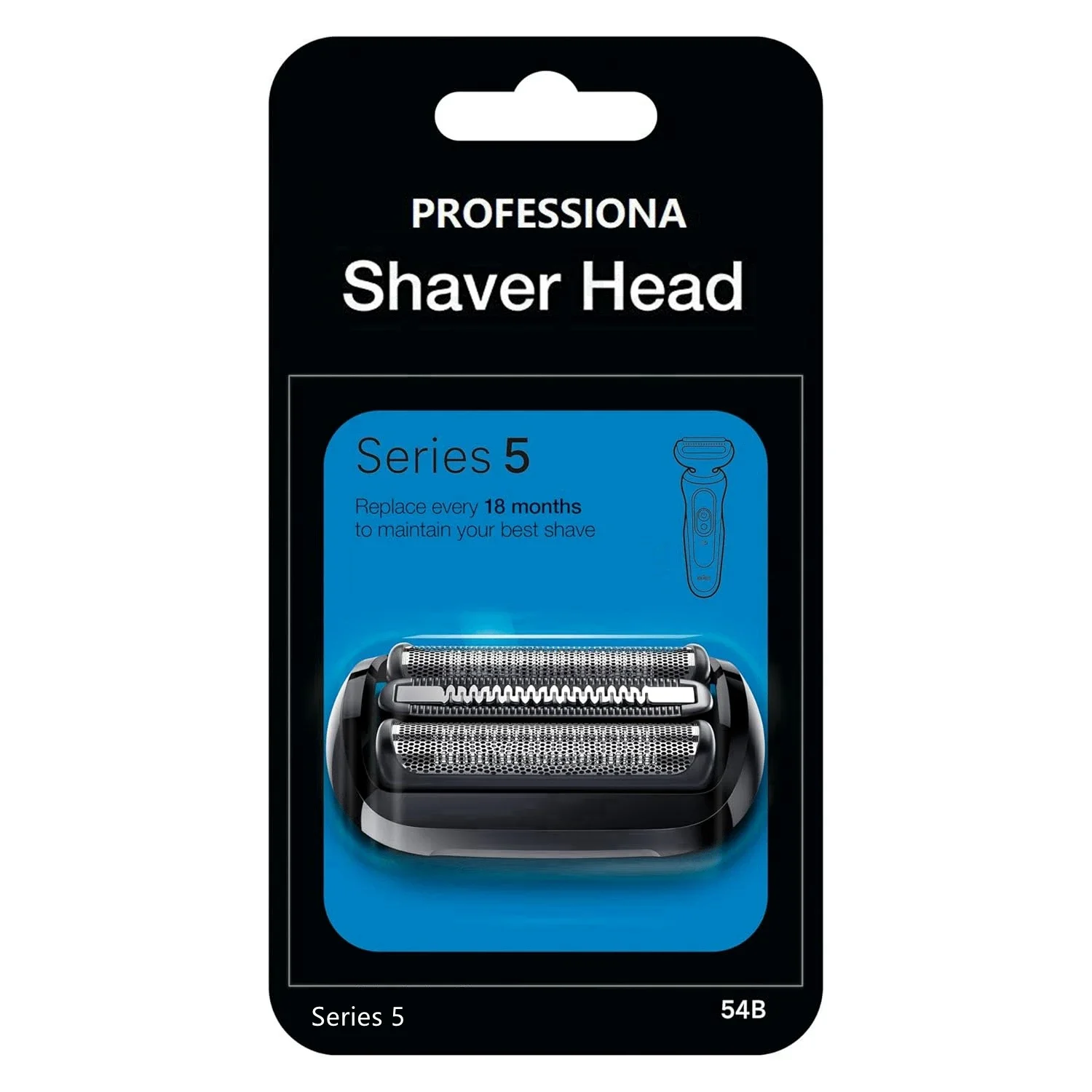 

Сменная головка 54B подходит для электробритвы Braun Series 5, 5018S, 5020S, 5035S, 5049S, 5050CS, 5762,5764,6075CC,6020S,6040CS