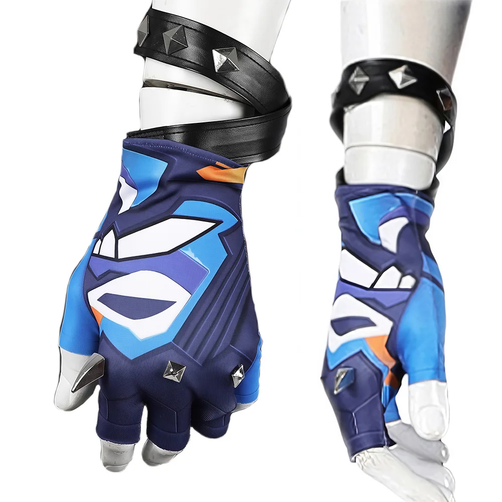 قفازات VALORANT YoruCosplay زي فانتازيا إكسسوارات حفلة كرنفال الهالوين