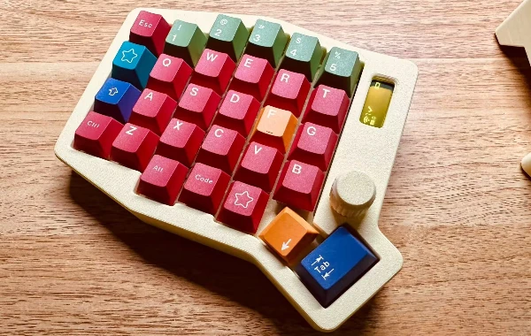 Kit de teclado dividido Sofle 58, teclado de pantalla LED inalámbrico Bluetooth personalizado Diy, Kit Sofle ergonómico, tecla completa más perilla, tecla personalizada