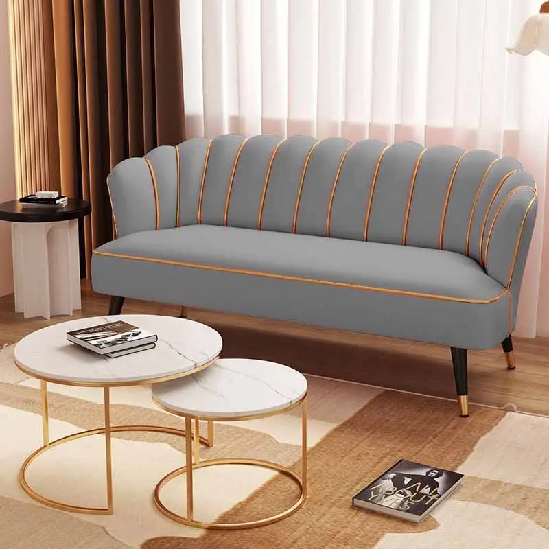

Internet celebrity clothing store sofa bedroom milk tea shop beauty salon sofa rest area reception light luxury small apartment