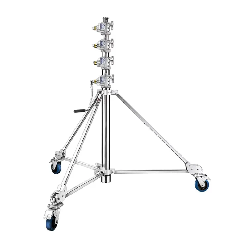 Low Price Custom Professional Photography Heavy  Extendable Light Stand Selfie Tripod