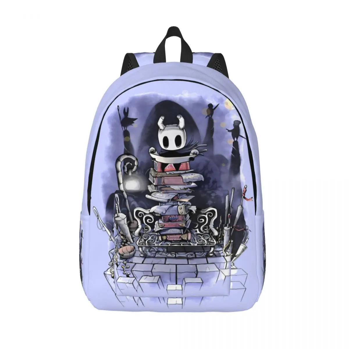 Hollow Knight A Knight sin nombre mochila informal para exteriores, mochila de negocios para computadora portátil, bolsas de lona para hombres