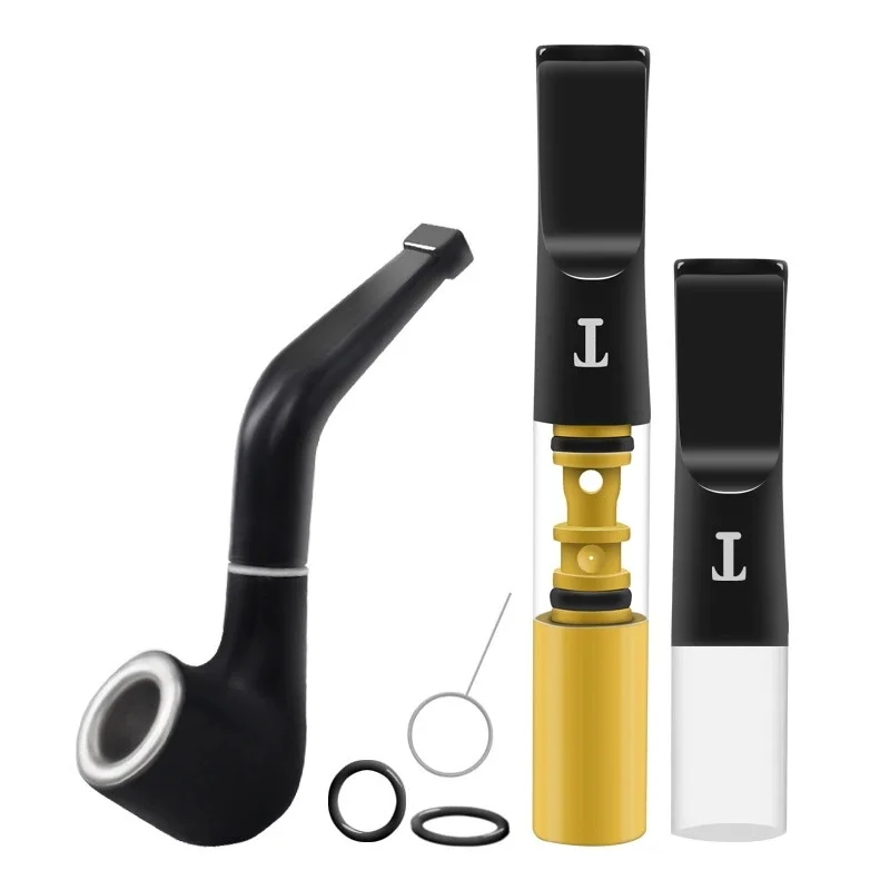 

1 Set Mini Smoking Tobacco Pipe with Cigarette Filters Smoking Accessories