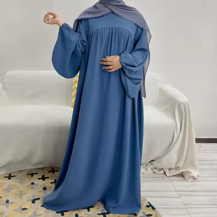 

Women Muslim Dress Abaya Kaftan Dubai Turkey Kebaya Islam Clothing Caftan Robe Eid Gown Ramadan Kebaya Jalabiya Prayer Garment