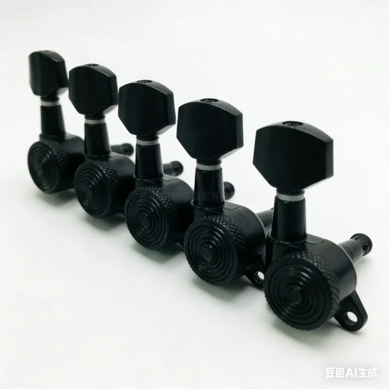 

Bakelite Guitar Accessories Peg 6R Thread Long Needle String Locker Black Small Square Head Lock Thread Fully Enclosed