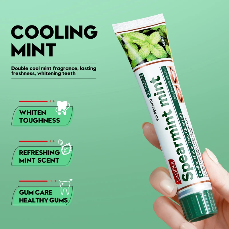 Ginger Mint Flavored Toothpaste Multi-effect Gum Care Toothpaste To Clean Tartar and Fix Teeth Teeth Sensitivity Relief &Cavity
