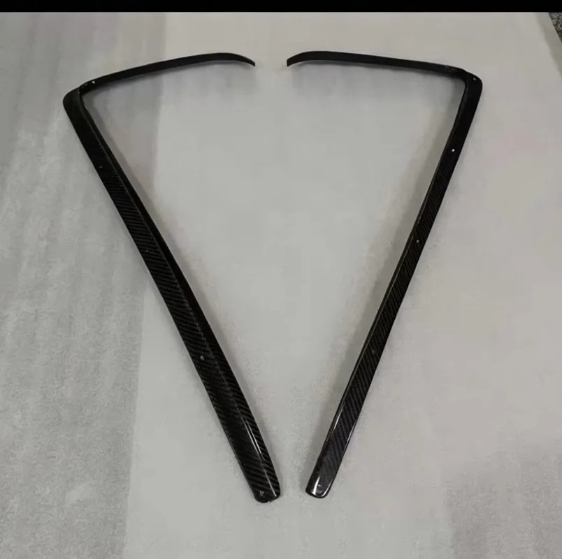 RE-GT Style Carbon Fiber/FRP Hood Wind Deflector Trim for RX7 FD3S