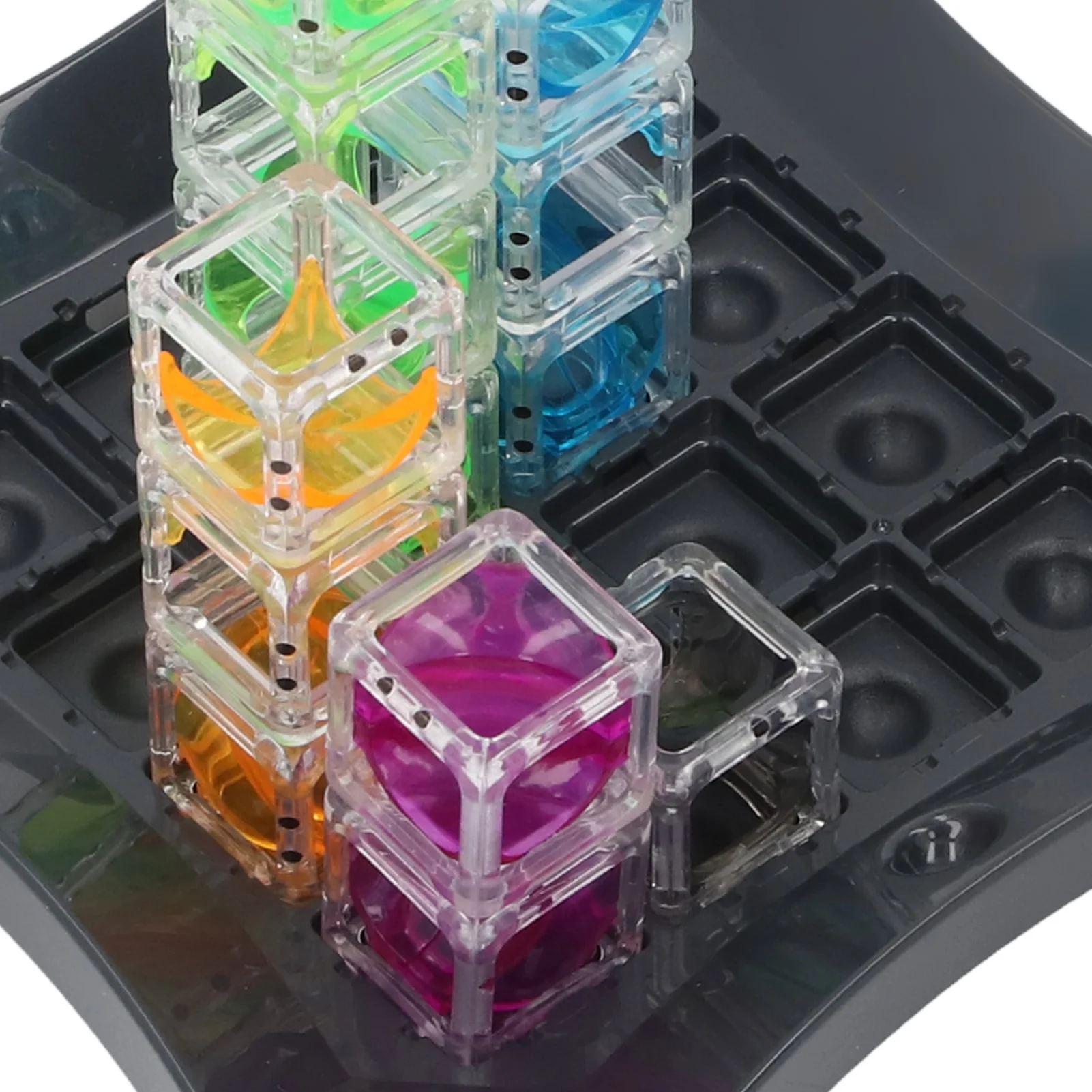 เกมฝึกสมอง Gravity Marble Run 60 ขั้นตอน ฝึกทักษะ STEM เกมเขาวงกตลูกแก้ว ฝึกการวางแผน เกมสร้างสรรค์สำหรับเด็กชายและเด็กหญิง