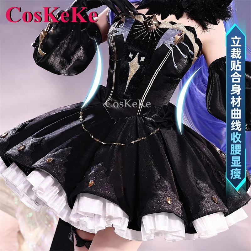 CosKeKe Ereshkigal/Ere Cosplay Costume, Fate, Grand Order, V2.0, Tics Space, Gorgeous fur s, Security ity Party, Py Play Clothing, New