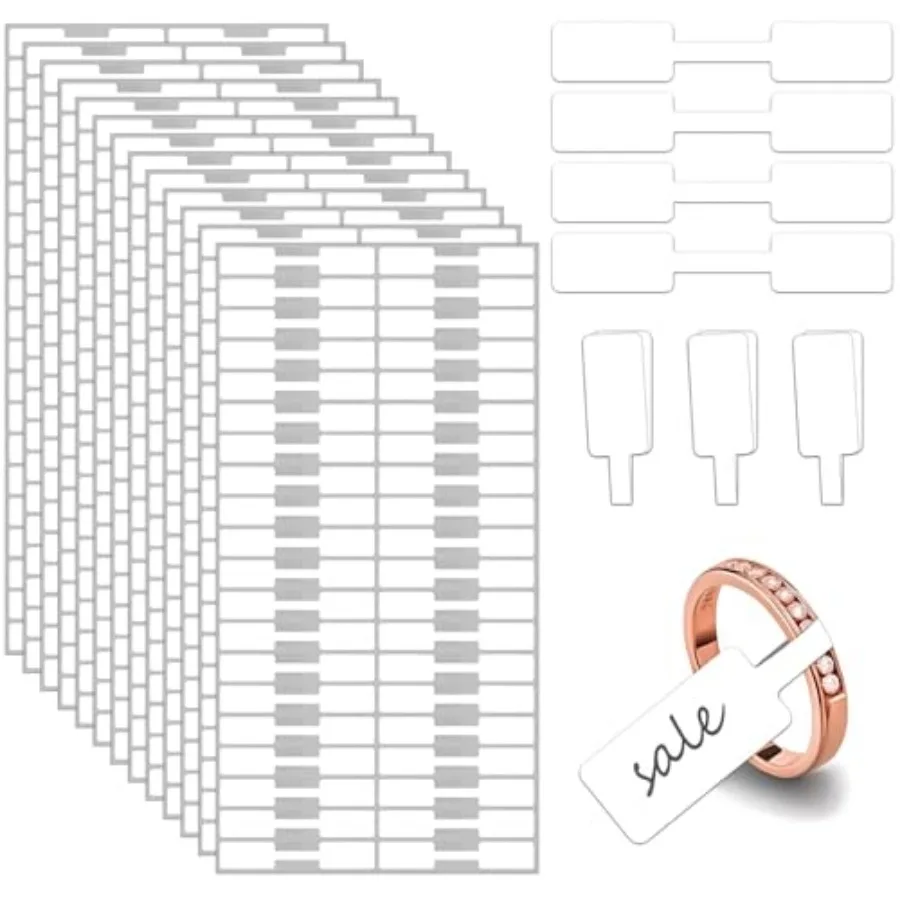

PCS Price Tags Stickers Jewelry Price Tag Labels, White Blank Pricing Sticker Label Tags, Self Adhesive Jewelry Sticker Tag Lab