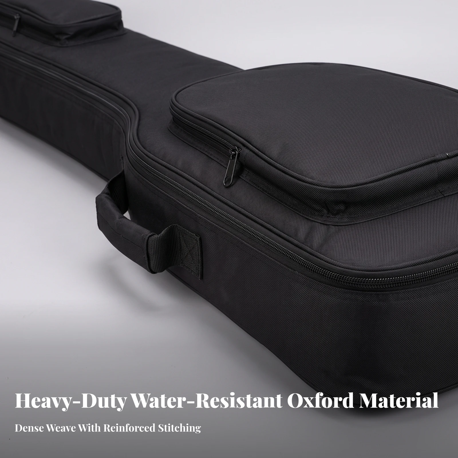 Bass Guitar Gig Bag with Straps Adjustable Bass Guitar Gig Bag Reinforced Durable for Guitarists, Travel, Rehearsals