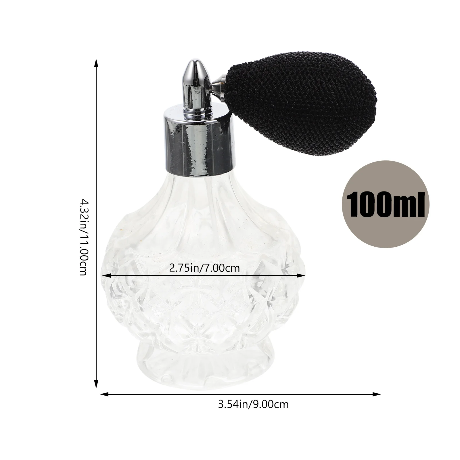 

Airbag Mist Spray Bottle Clear Portable Airtight Glass Atomizer Perfume Essential Oil Sprayer Sprayer Glass Cocktail
