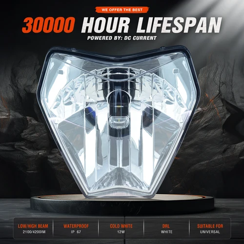 Imagen 2 del producto PowerZoneFor KTM 2024 EXC SXF XCW MX Dirt Bike Enduro faro Supermoto carenado