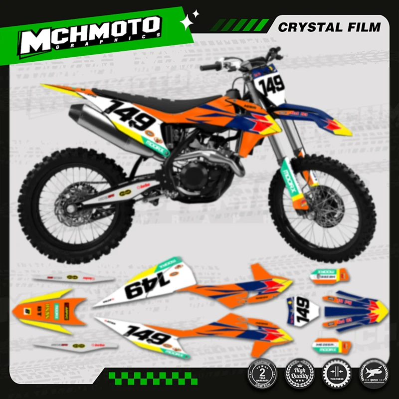 

MCHMFG наклейки с полной графикой для KTM SX SXF EXC-F 125 250 2020 2021 2022 2023 EXC300 350 450 2019 2020 2021 2022-008