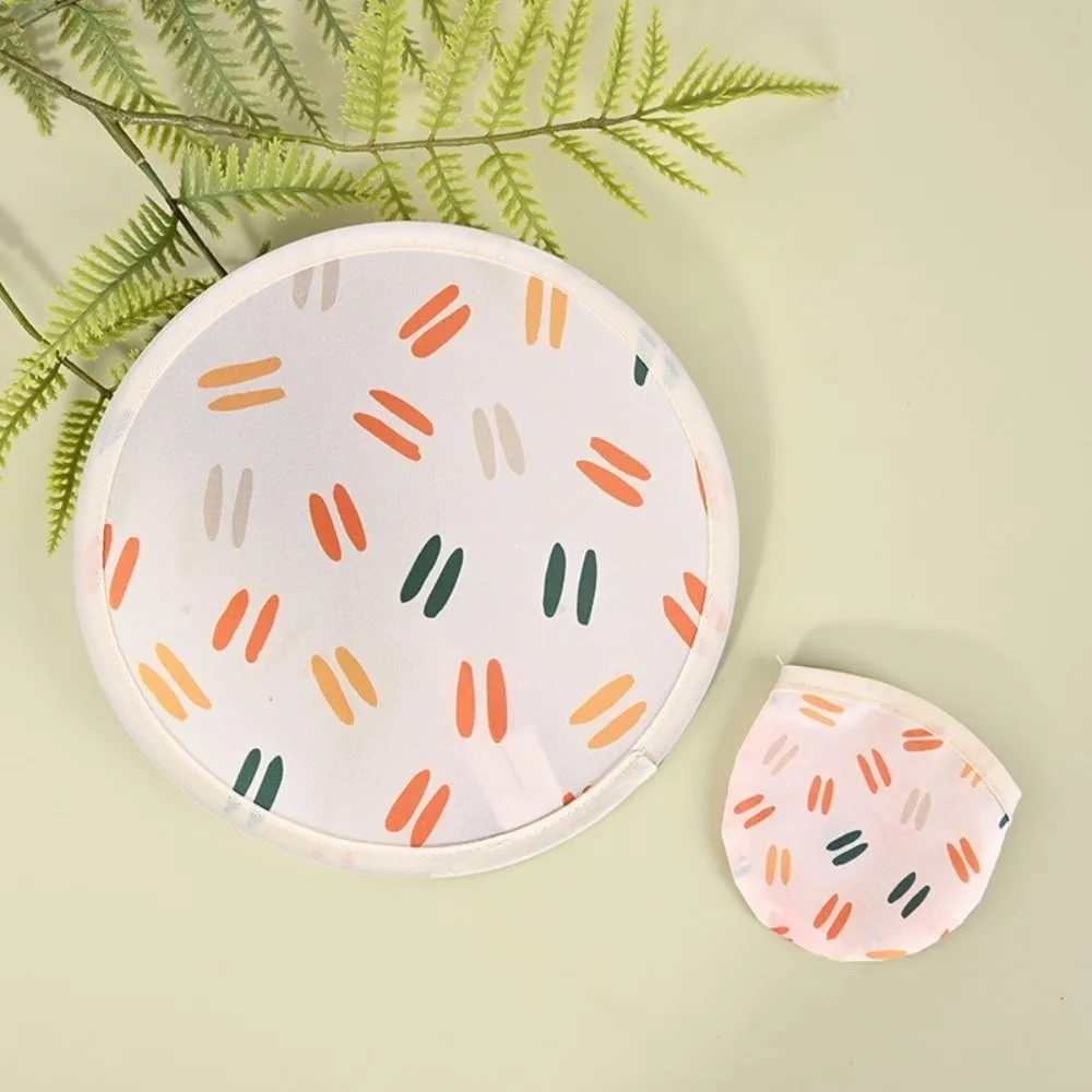 Hand Fan Japanese Style Portable Folding Fan Collapsible with Pocket Handheld Fan Mini Colorful Flying Disc Fan Travel
