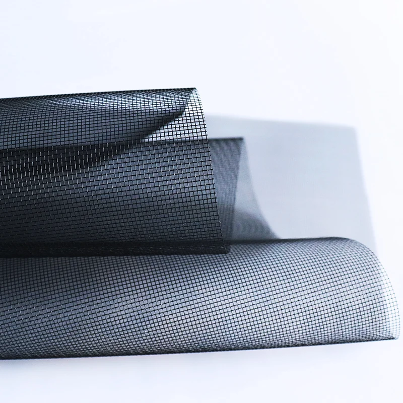 DTGJ Insect Mosquito Nets for Window Screen Mesh Custom Size Tulle Invisible Black Fiberglass Against Mosquitoes and Flies