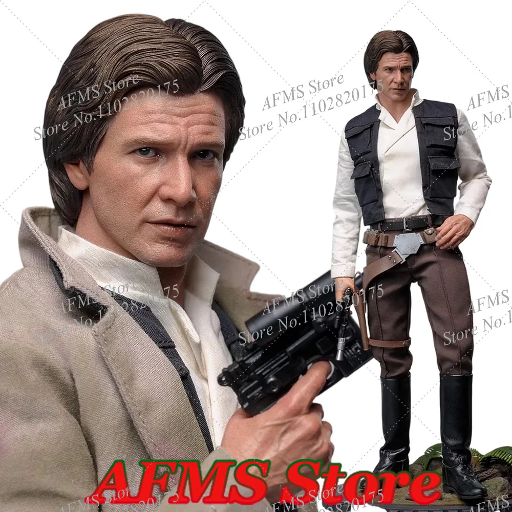 

Hot Toys MMS740 1/6 Han Solo Star Wars Episode VI: Возврат джедая, полный набор, 12-дюймовая мужская фигурка солдата, модель
