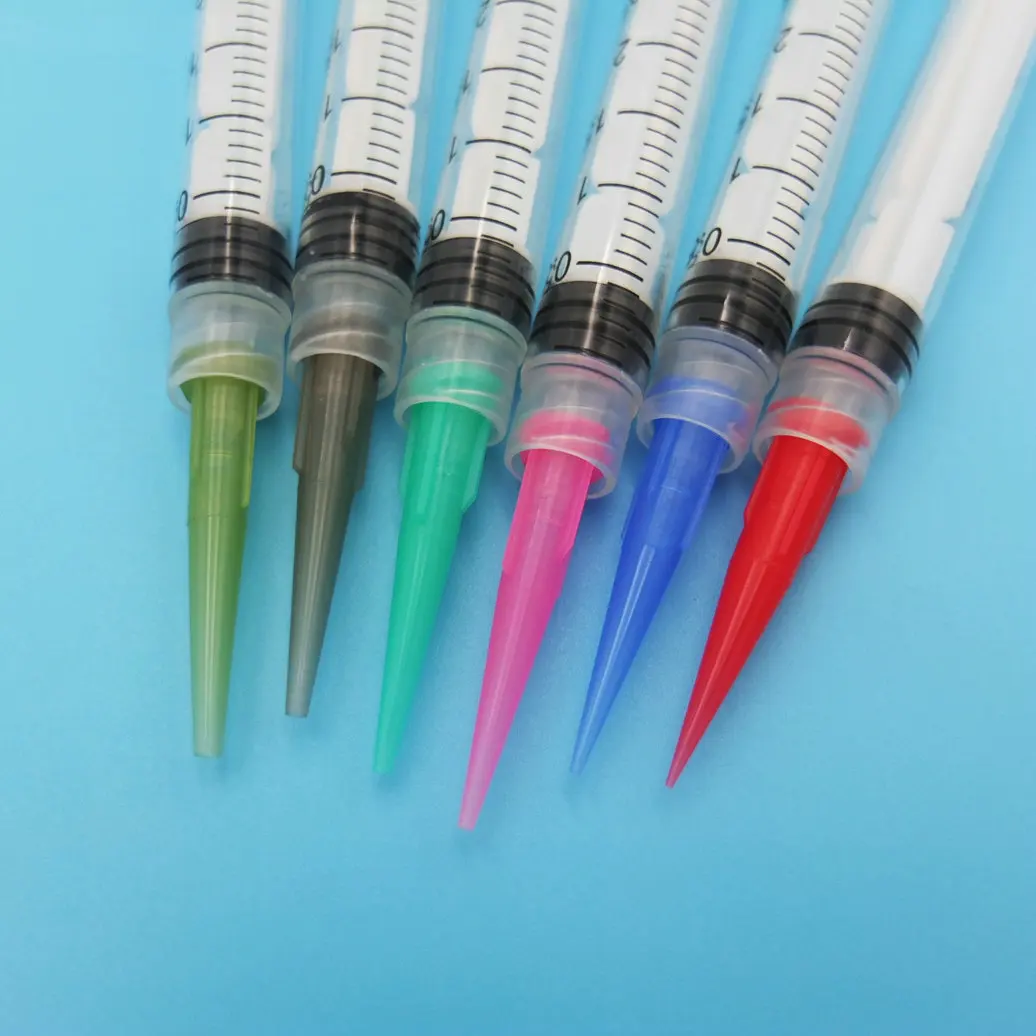 3ml graduation-scaled Luer lock Industrial Syringes w/ Tips