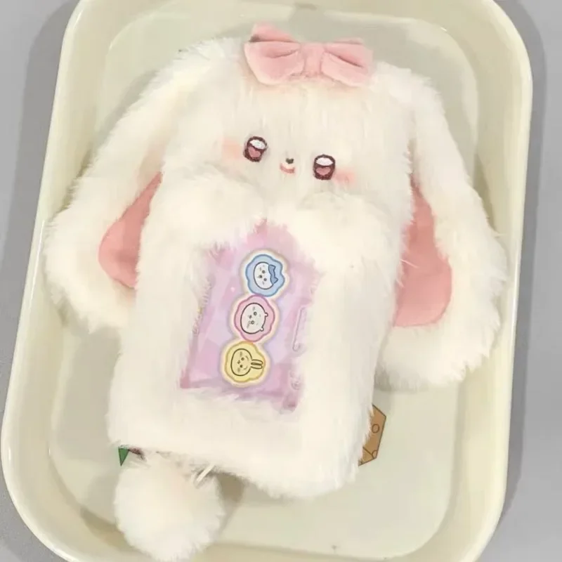 1 قطعة حامل بطاقة الصور الفوتوغرافية القطيفة لطيف الكرتون حامل بطاقة الصور معرف الائتمان الفرقة بطاقة حامي #3