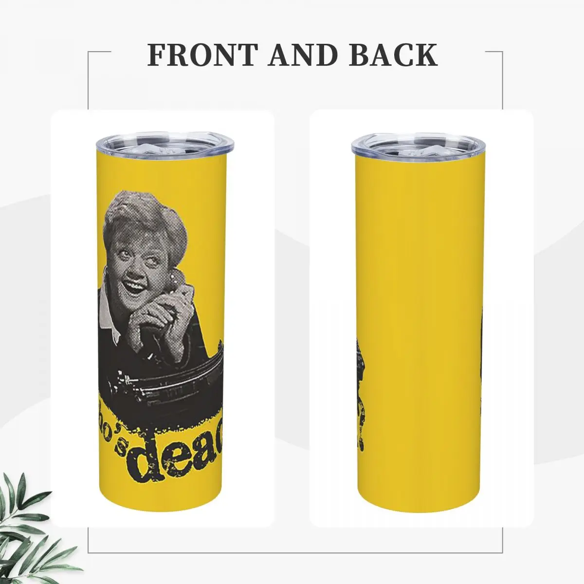 Murder She Wrote - Fletch Stainless Steel Tumbler Vacuum Insulated Mug Thermal Cold Cups Straws With Lid 20oz